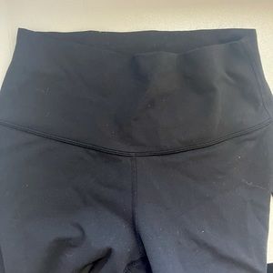 Lululemon Black Yoga Pant Flared Legging Size 6